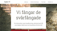 Desktop Screenshot of captohr.se